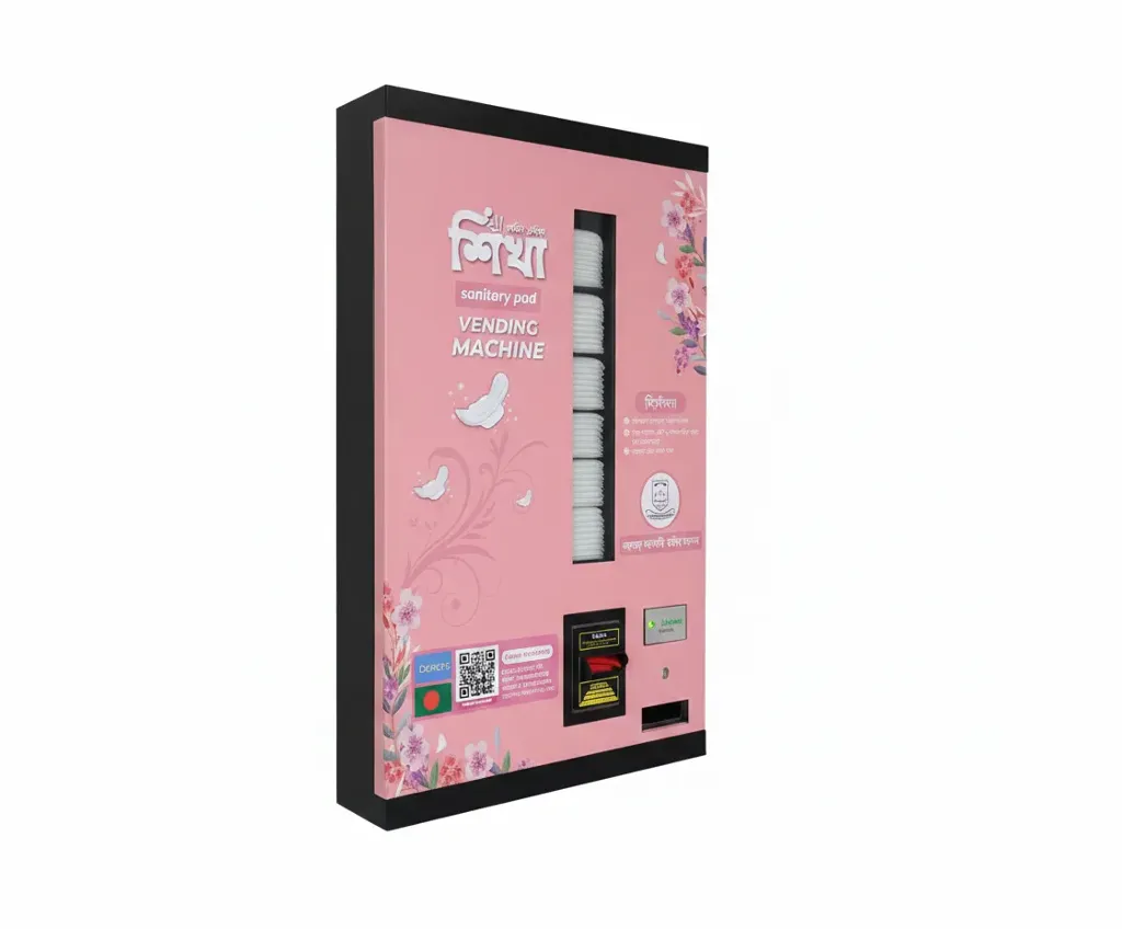 Shikha Cash Acceptor Sanitary Pad Vending Machine (CM-60)