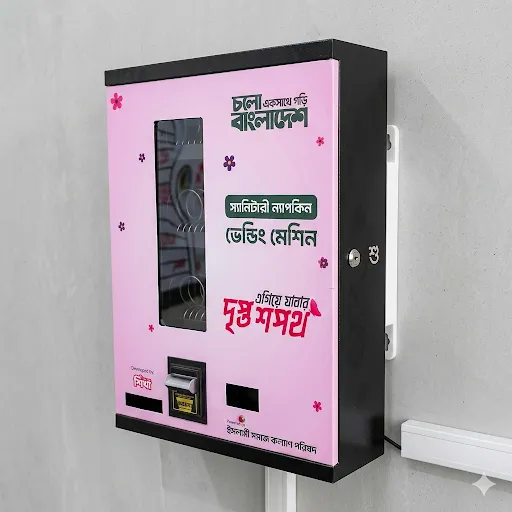 Shikha Cash Acceptor Sanitary Pad Vending Machine (CM-120)